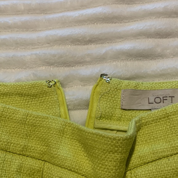 LOFT PETITE MINI SKIRT yellow/greenish - Picture 7 of 9